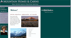 Desktop Screenshot of mountainhomesandcabins.com